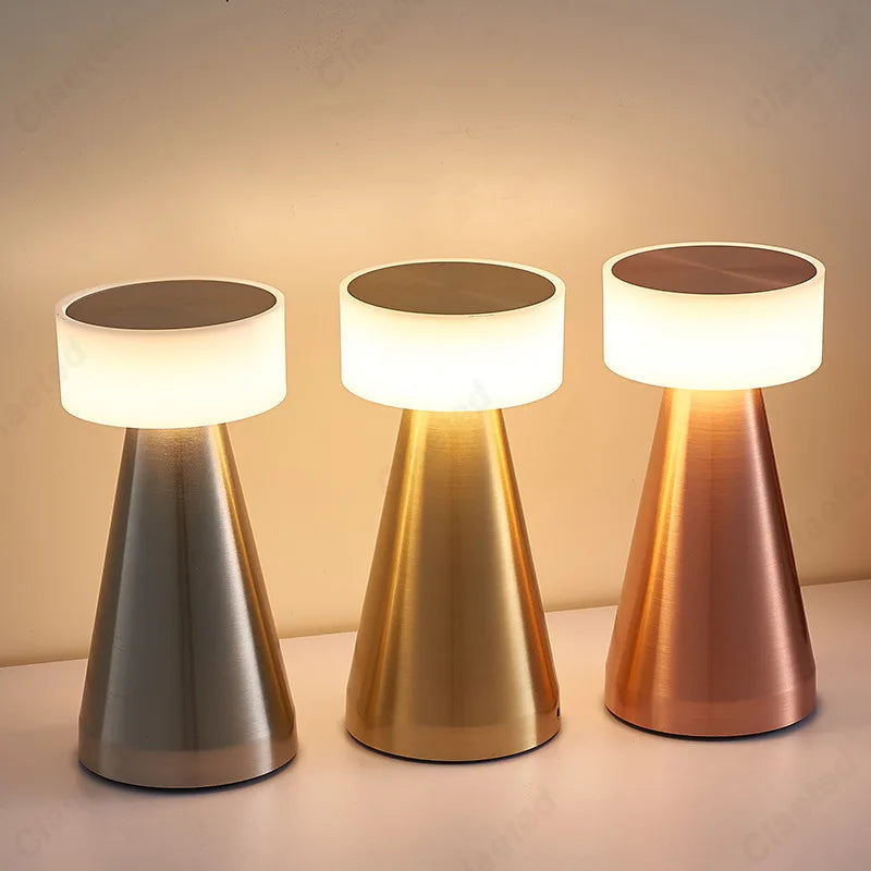 Claeted Retro Bar Table Lamp LED Desktop Night Light