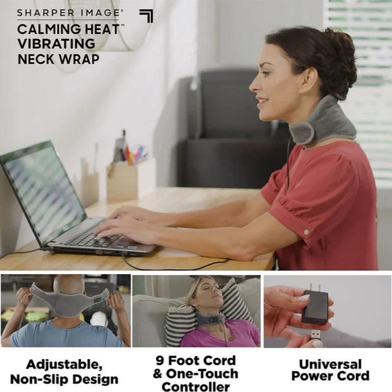 New Hot Sell Portable Heat Massaging Neck Wrap