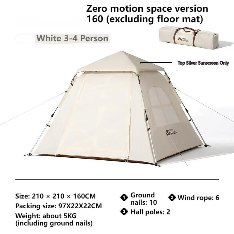MOBI GARDEN Camping Automatic Tent 3-4 Person