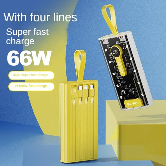 BCAK  Large Capacity Power Bank 20000mAh  66W Super Bidirectional