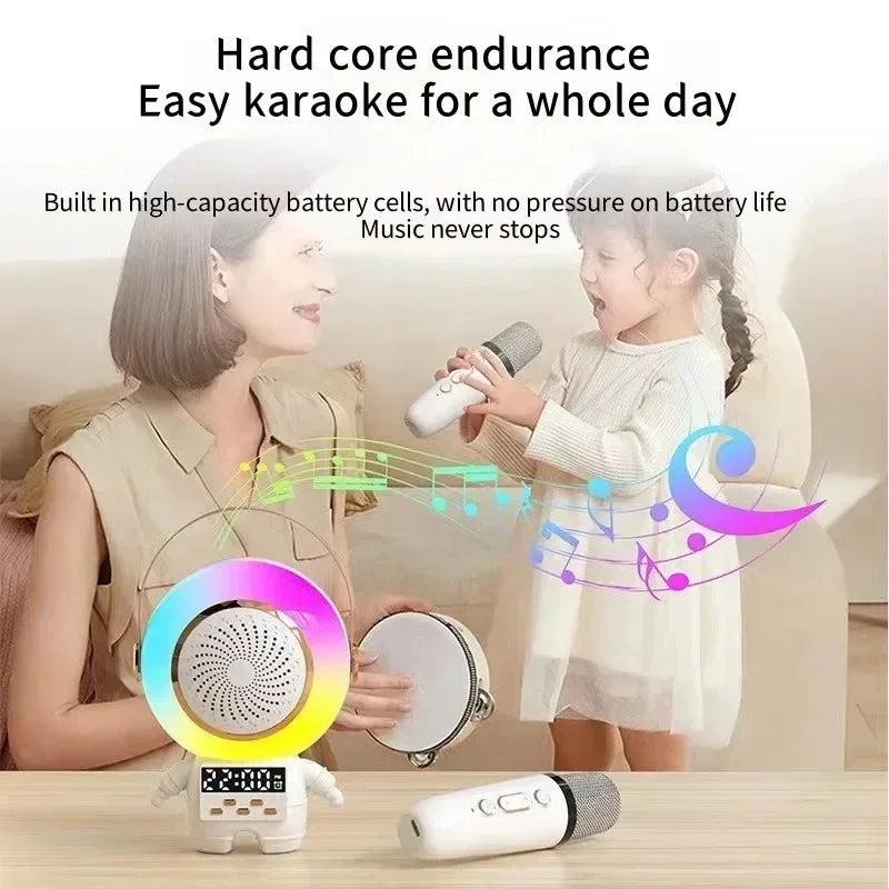 Mini Astronaut Bluetooth Speakers, Small Household Ktv Portable