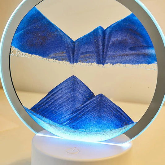 3d Sand Art Lamp Artistic Hourglass Decor