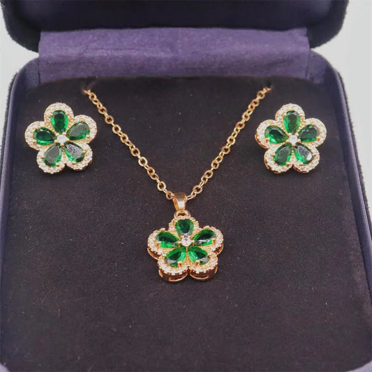 Fashion Women's Essential Jewelry Set Copper