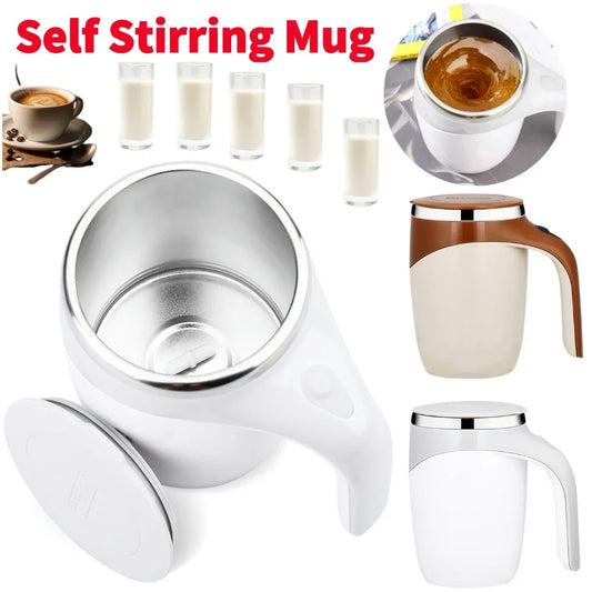 Electric Coffee Mug USB Rechargeable Automatic Magnetic