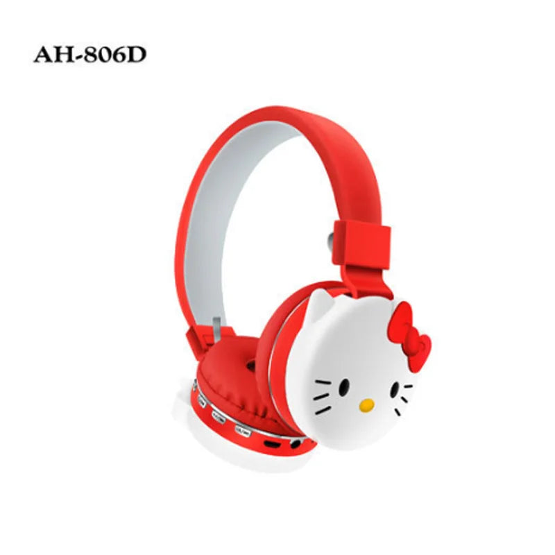 AH-806D Hello Kitty Cute Bluetooth Earphones Wireless Earphones