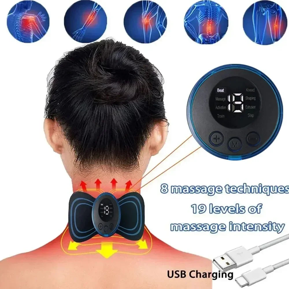 Neck Rechargeable Massager Electric Neck Massage