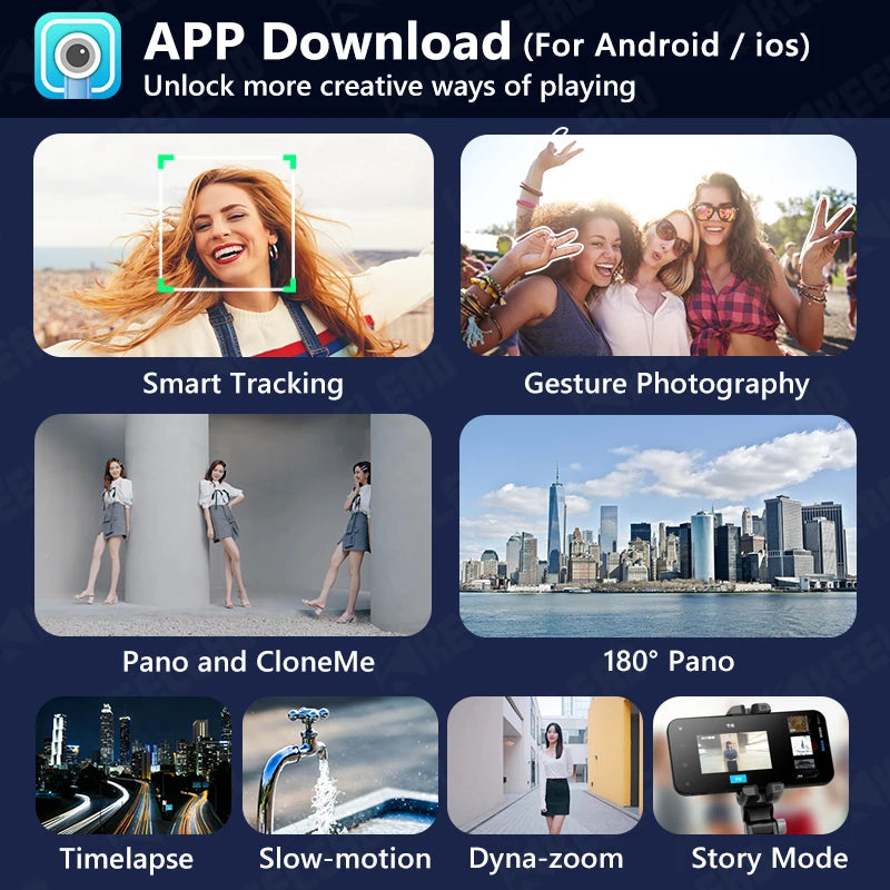 Desktop Following the shooting Mode Gimbal Stabilizer