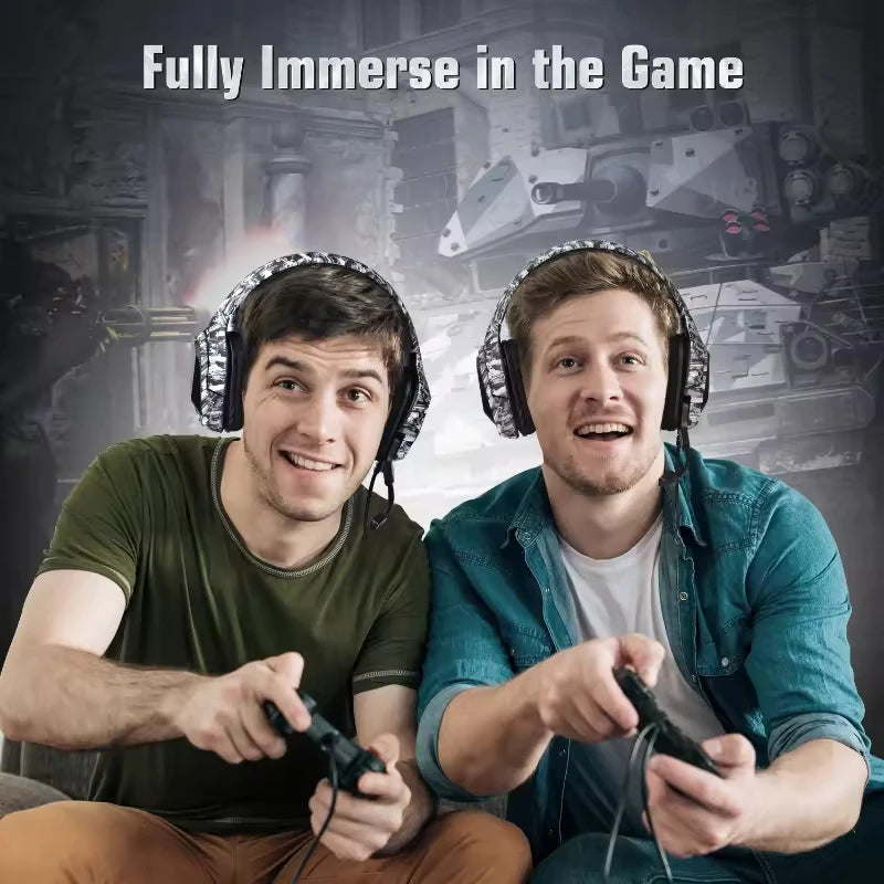TLCRETE ONIKUMA K20 Camouflage Gaming Headset