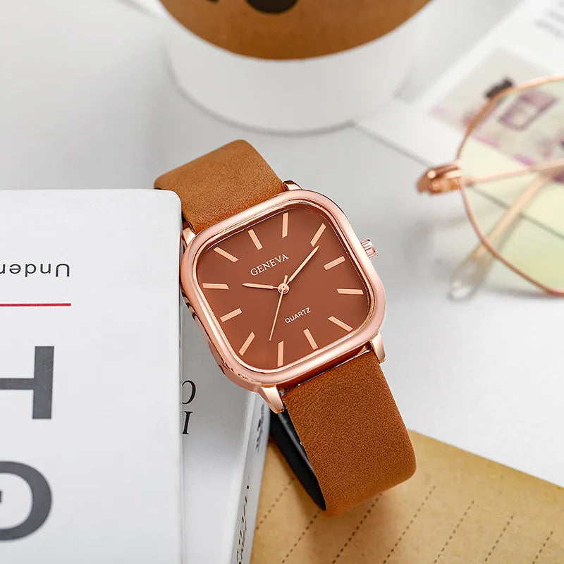 Leather Wristwatch