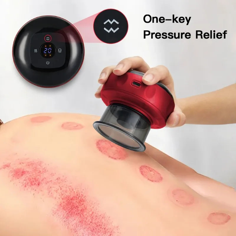 JUSTLANG Rechargeable Electric Vacuum Cupping