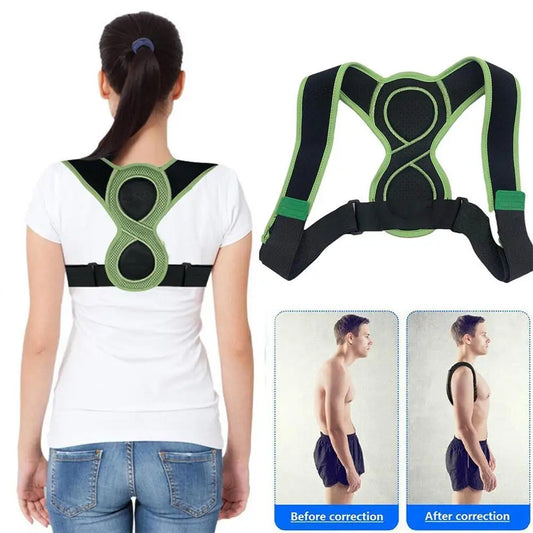 New Adjustable Adult Posture Corrector Fiber 8-word