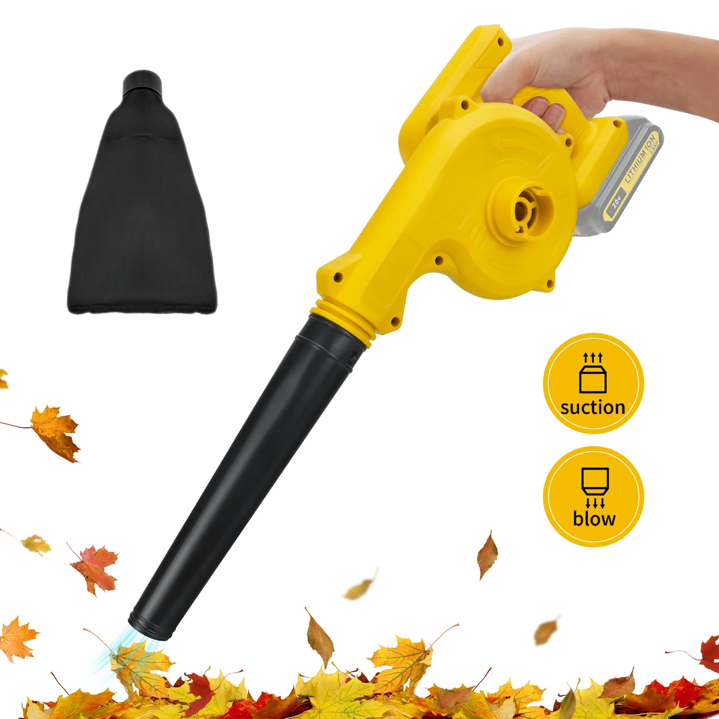 Cordless Leaf Blower for Dewalt 20V Battery Electric Jobsite