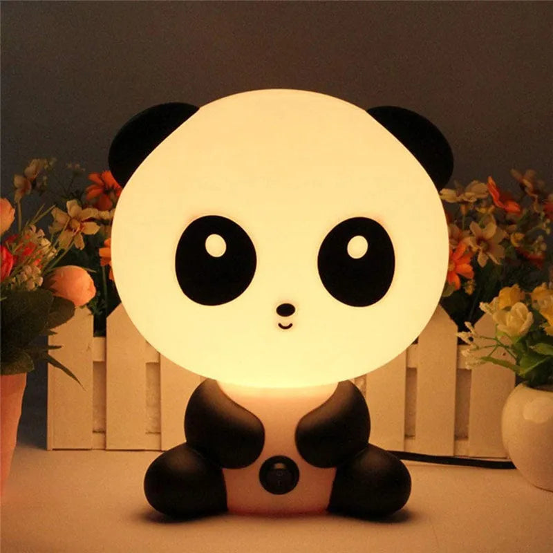 Cartoon LED Night light Baby Kids Room Bedside Table Desk Lamp