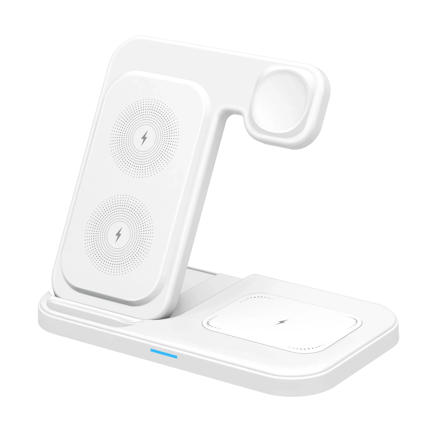 3 in 1 Wireless Charger Pad Stand Folding Fast Charging