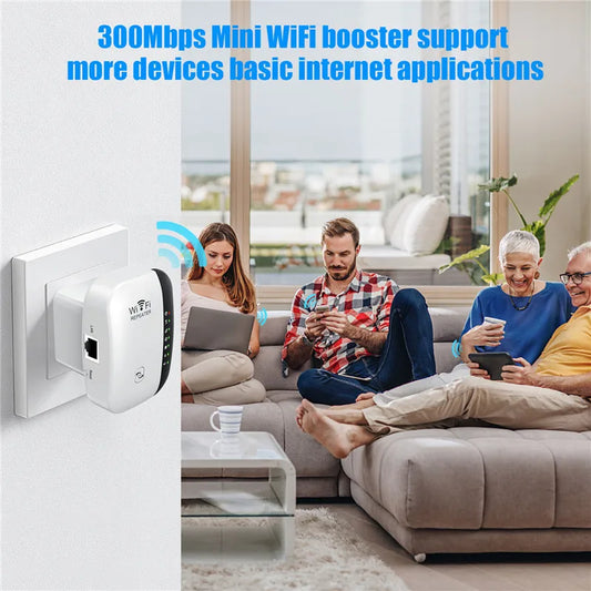 300Mbps Wireless WIFI Repeater 2.4G Router Wifi Range