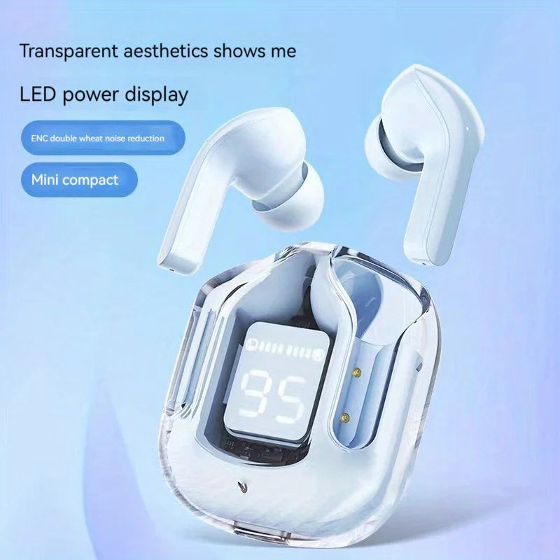 Original Wireless Bluetooth Earphone Transparent HIFI Headphones