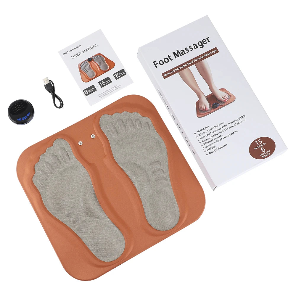 3D Smart Foot Massage Pad Feet Massager 6 Modes 15