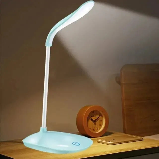 LED Foldable Desk Lamp USB Rechargeable Lighting 3 Mode Dimmable