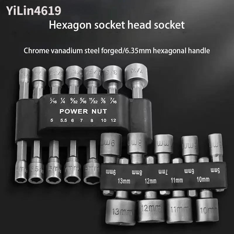 9/14 Piece Hexagonal Socket Wrench