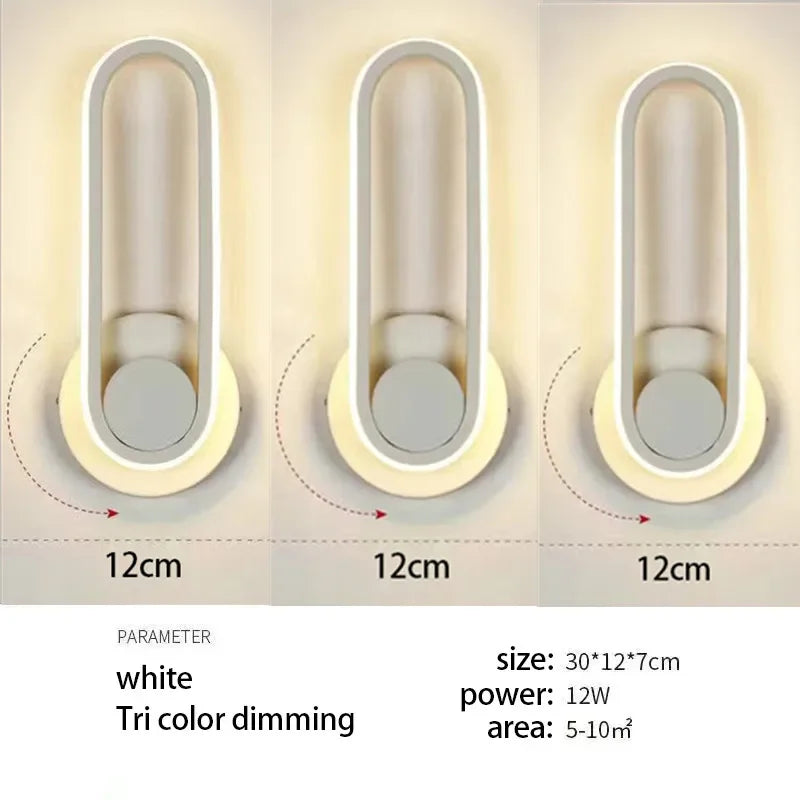 Modern Rotatable LED Wall Light For Aisle Stair Bedroom