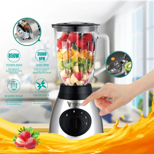 -Heavy Duty Stainless Steel Blade Electric Blender/Juicer Blender Mixer For Home Use