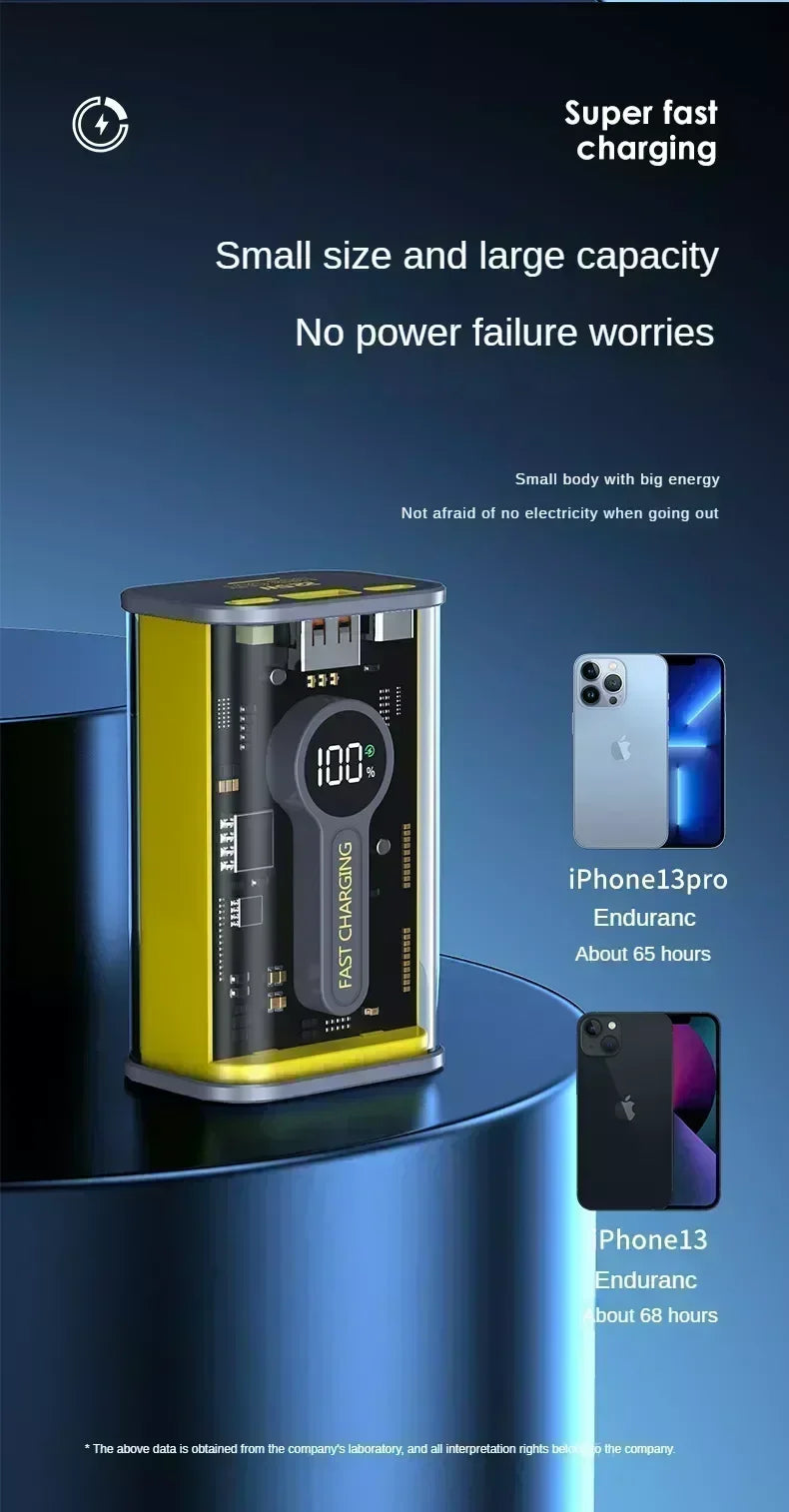 SU 10000mAh Transparent Wireless Power Bank