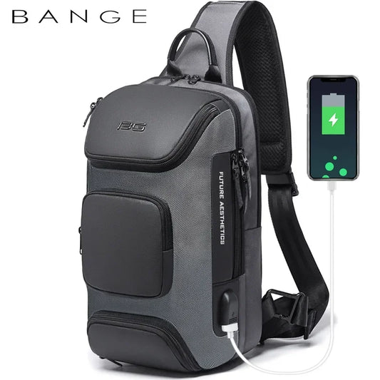 BANGE Anti-theft New Multifunction Crossbody Bag For Men