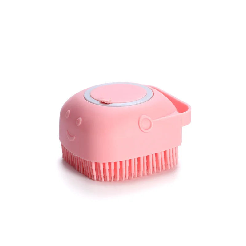 Pet Bathing Soft Silicone Comb Dog Cat Brush