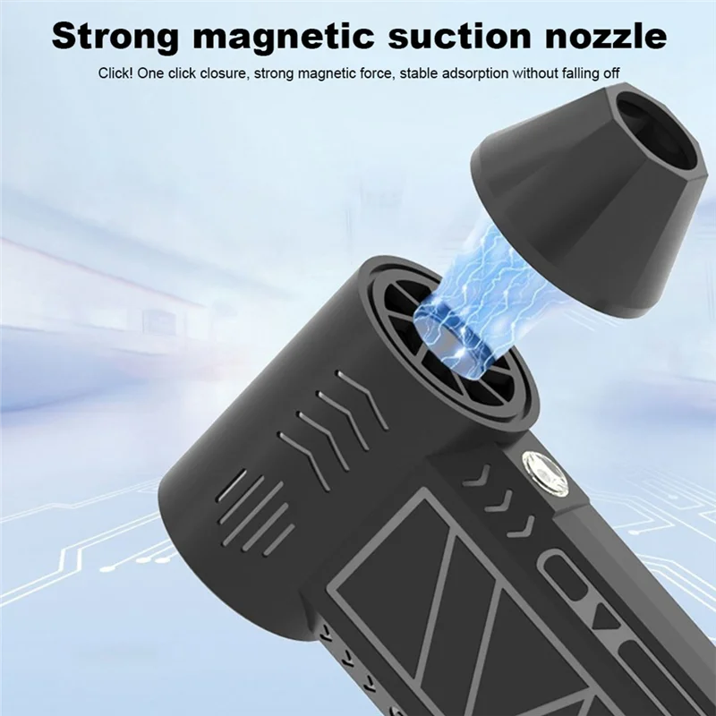 A72T 1 Piece Turbo Jet Fan Black Plastic 130000 RPM Strong