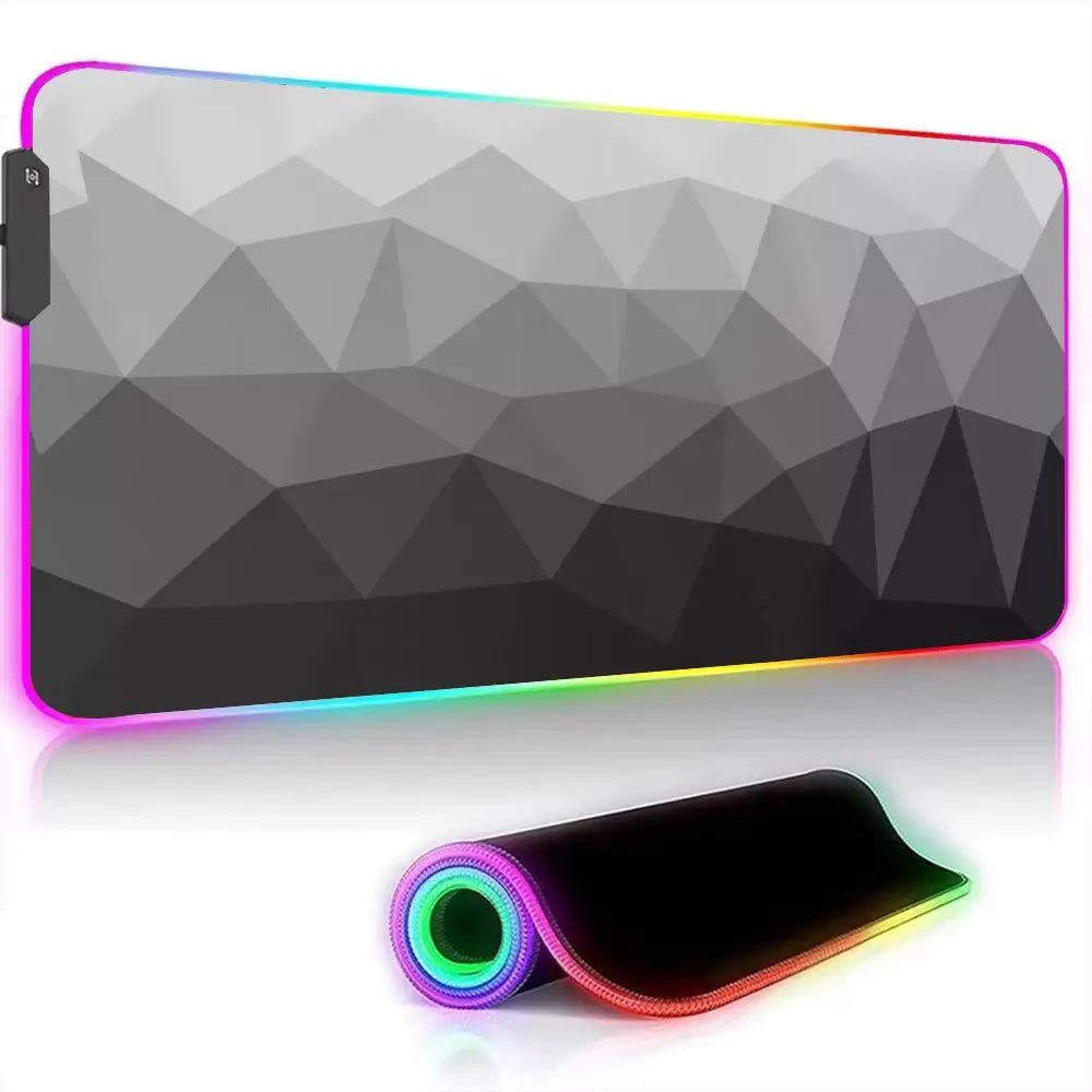 Large RGB Mouse Pad Diamond grid Gaming MousePad Gamer A