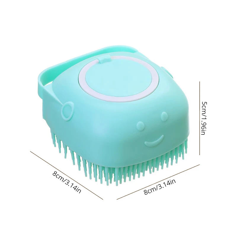 Pet Bathing Soft Silicone Comb Dog Cat Brush