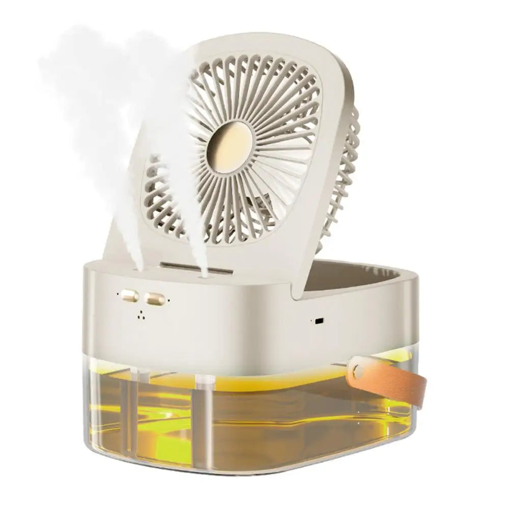 Mini Spray Water Mist Fan Table Misting Water Fan