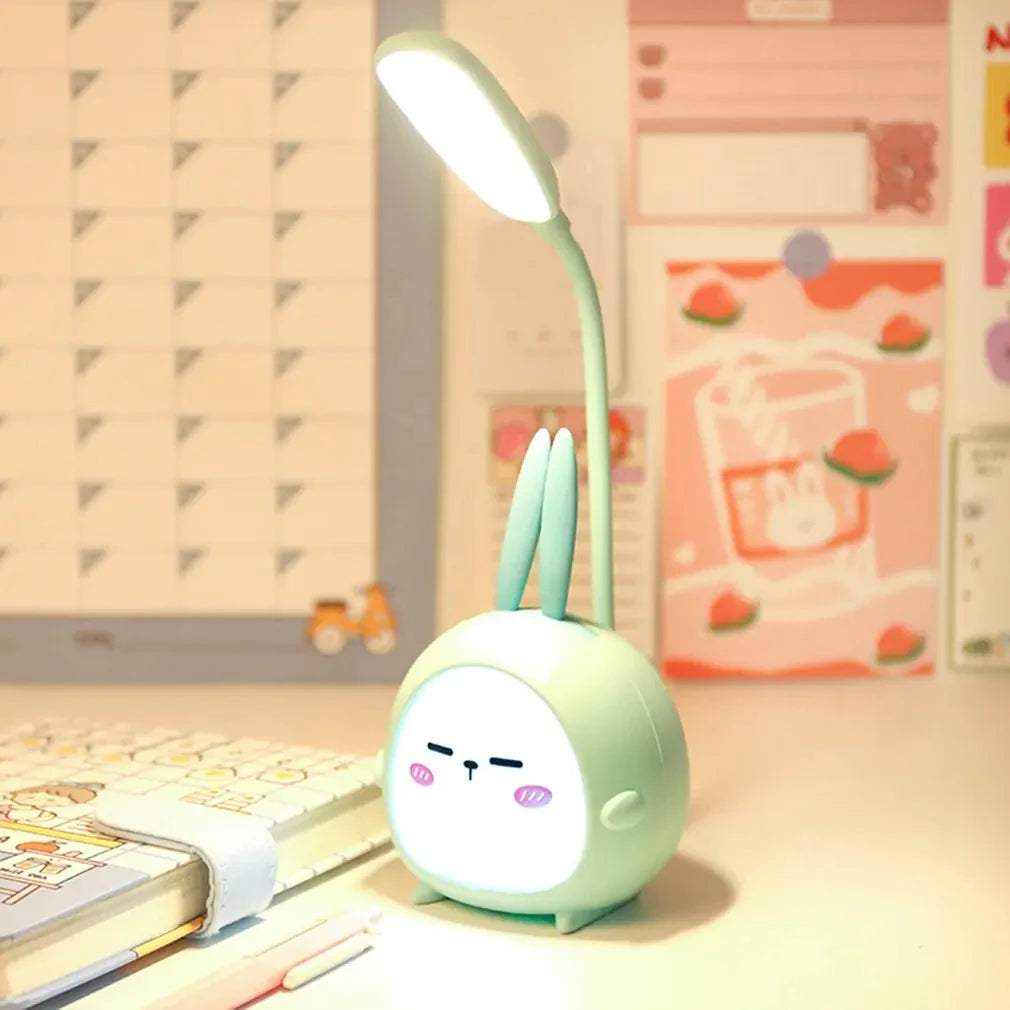 Portable LED Desk Lamp Foldable Light Cute Cartoon