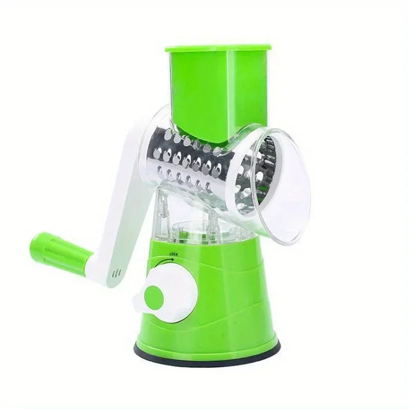 Rotary Vegetable Cutter Kitchen Shredder with Handle