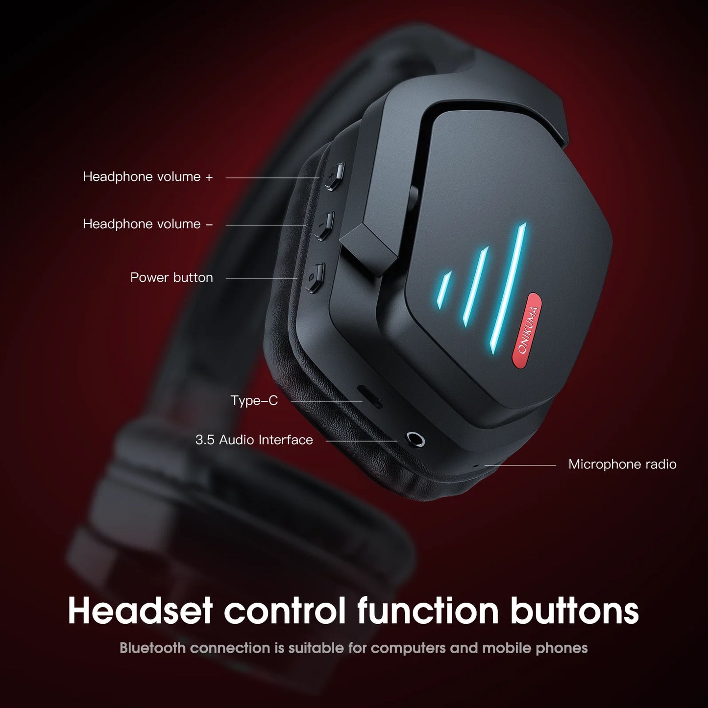 ONIKUMA Professional Gaming Headphones