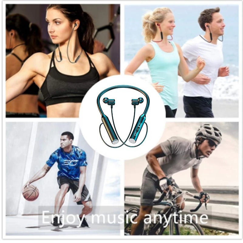 Wireless Bluetooth Earphones Neckband Headphones