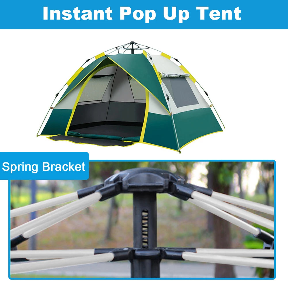 Outdoor Pop Up Tent Waterproof Portable