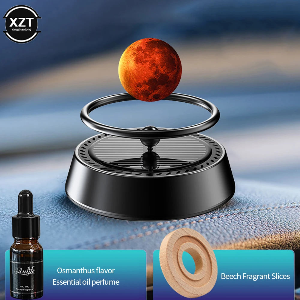 1Pcs Solar Car Aromatherapy Vehicle Perfume Air Freshener