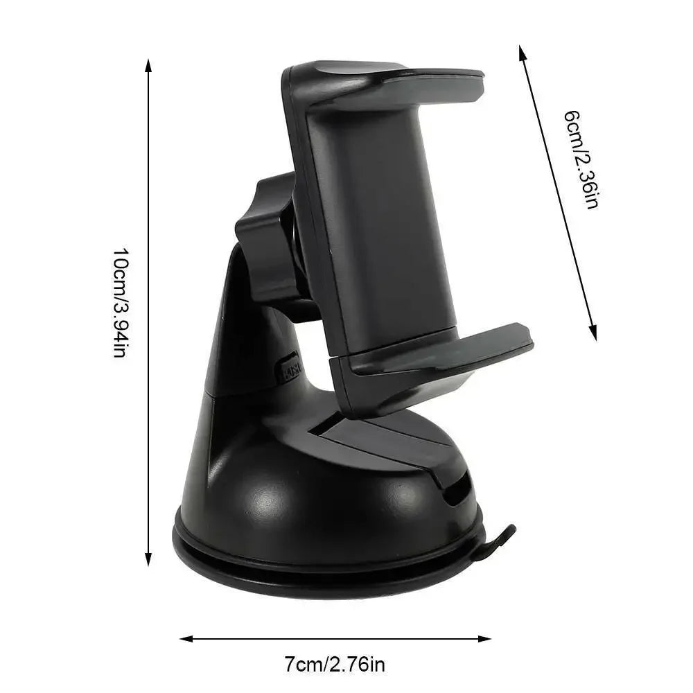360° Car Phone Mount - Wide View, Flexible Long Arm