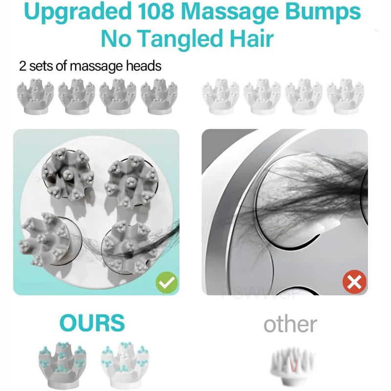 Portable Electric Scalp Head Massager