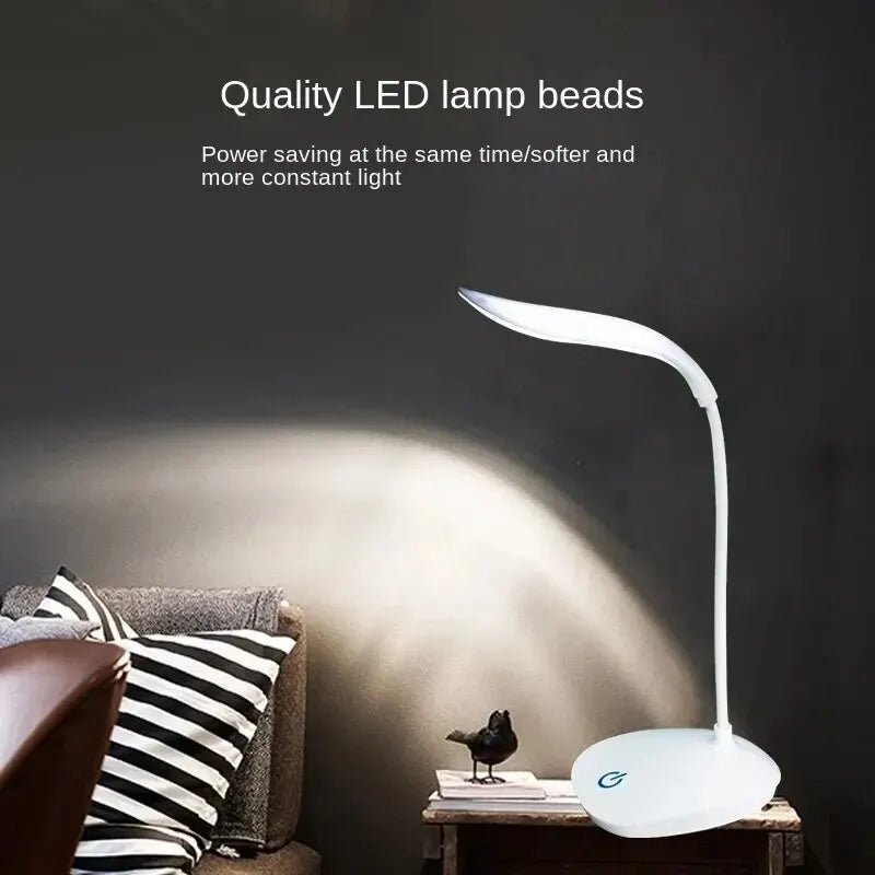 LED Foldable Desk Lamp USB Rechargeable Lighting 3 Mode Dimmable