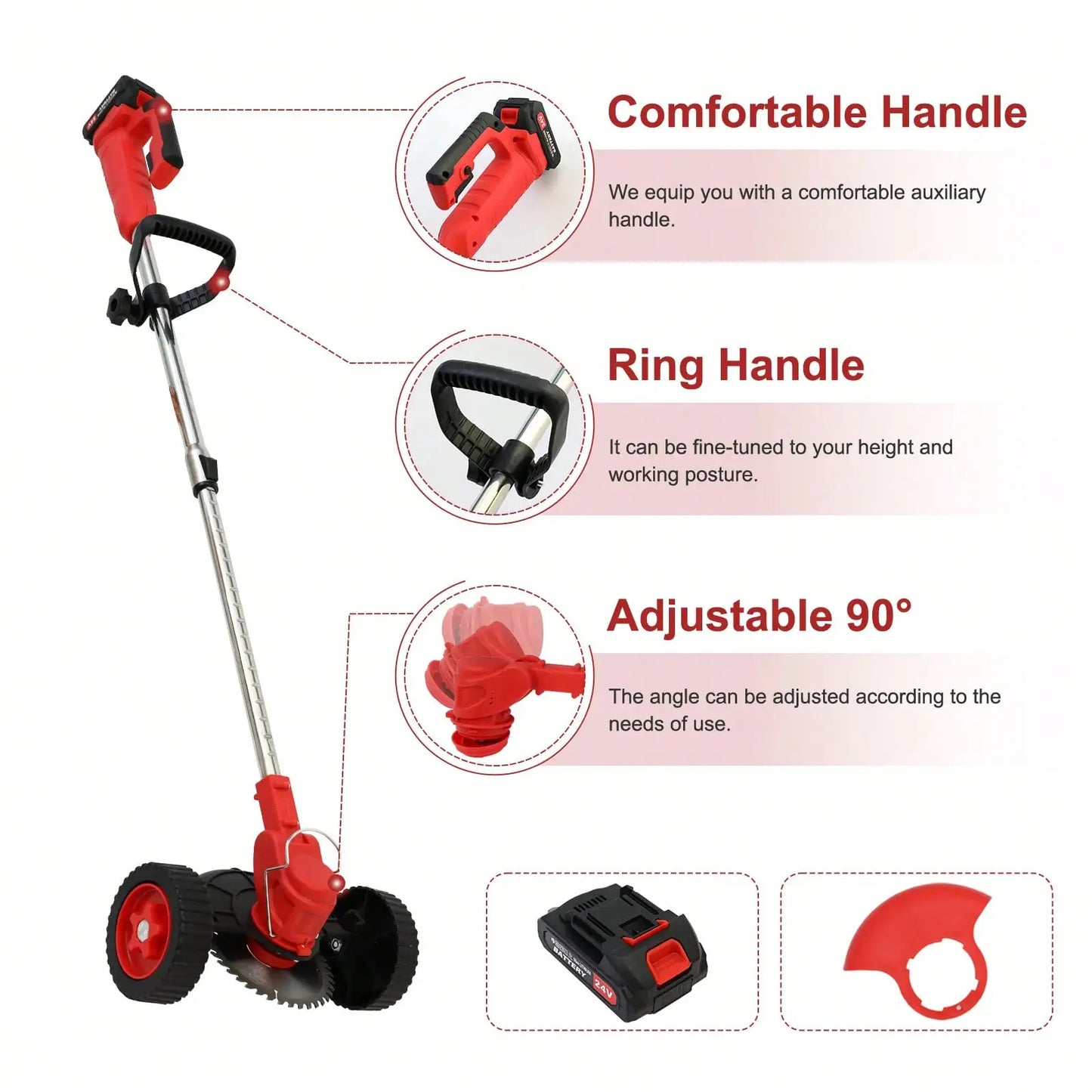 21V 650W Cordless String Trimmer