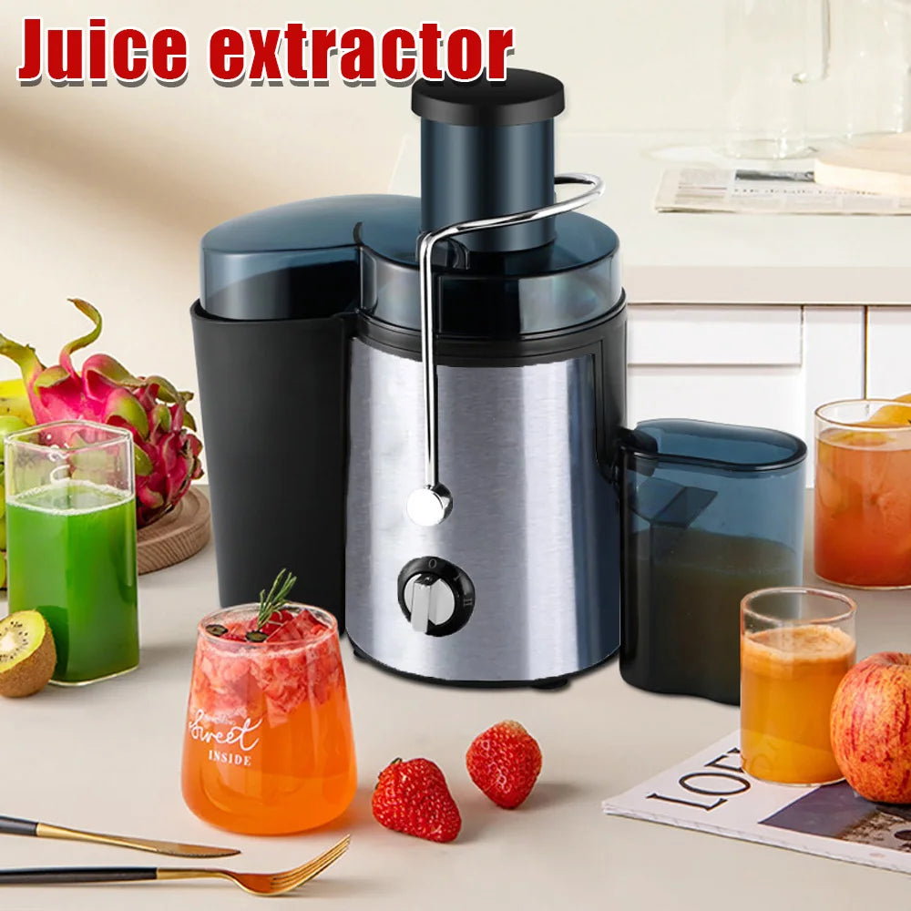 800w Stainless Steel Juicer Centrifugal Household Large Caliber
