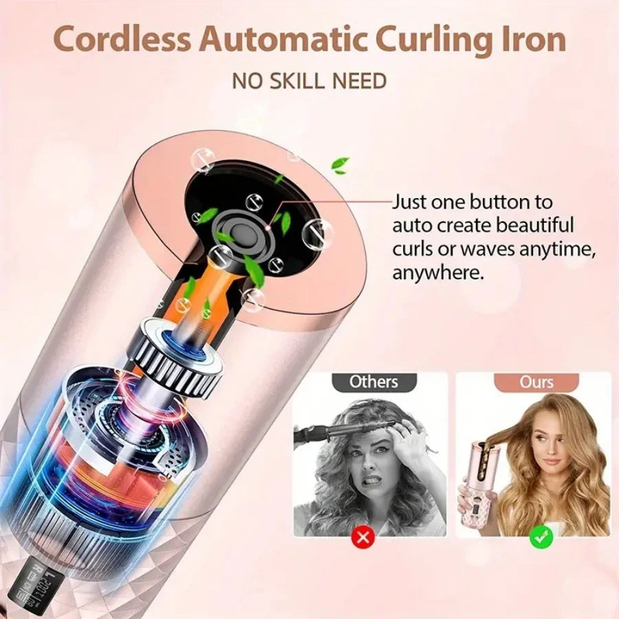 Cordless Automatc Curler