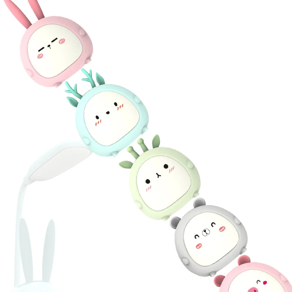 Portable LED Desk Lamp Foldable Light Cute Cartoon