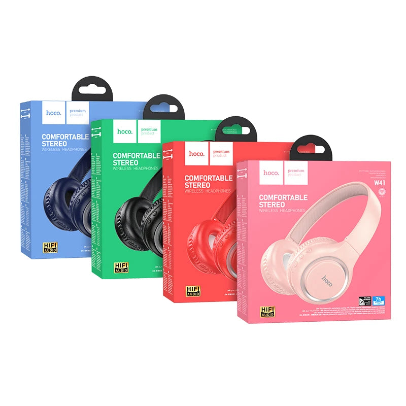 HOCO W41 Stereo Headphone with Mic Bluetooth 5.3 Earphone