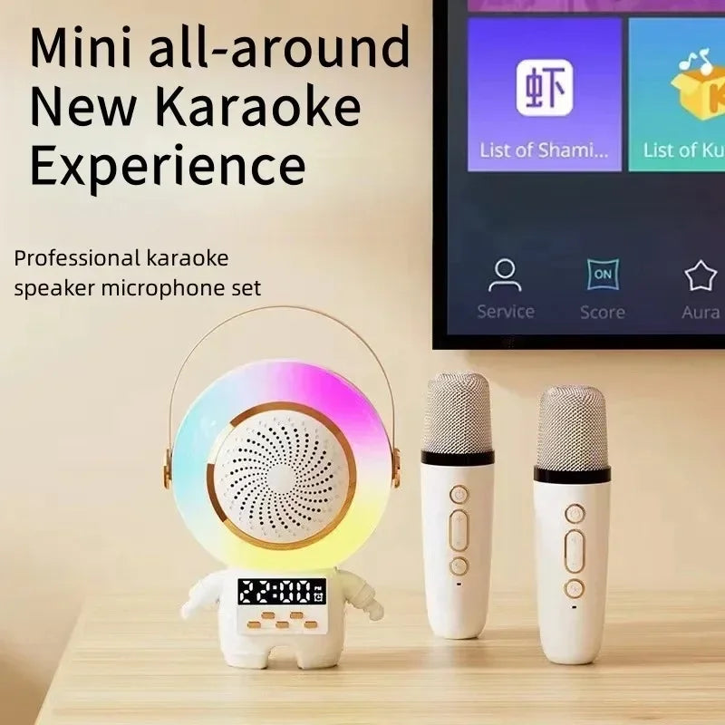 Mini Astronaut Bluetooth Speakers, Small Household Ktv Portable