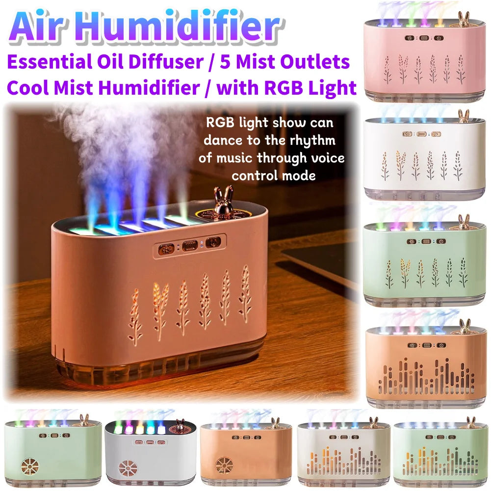 Air Humidifier Essential Oil Diffuser USB Plug