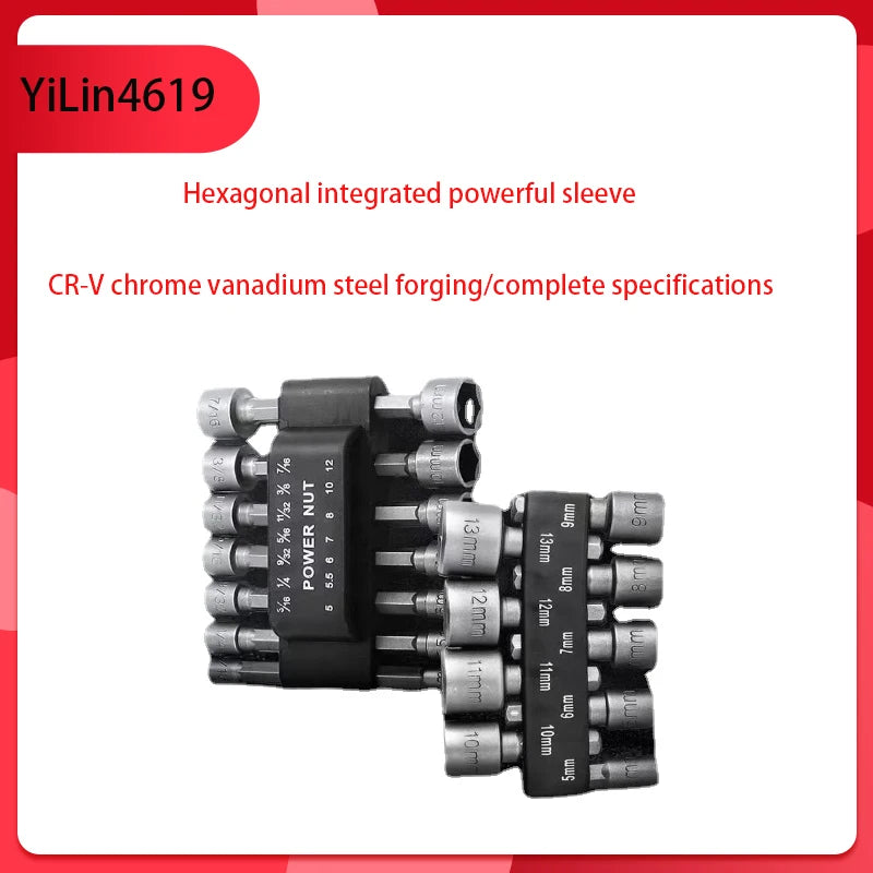 9/14 Piece Hexagonal Socket Wrench