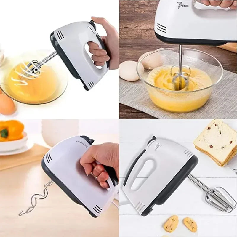100W 7-Speeds Electric Mixer Egg Beater handheld
